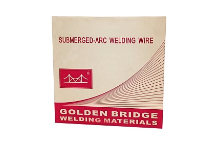 Проволока сварочная омедненная под флюс JQ.H08MnA/EM12 3 мм, 25 кг GOLDEN BRIDGE 831