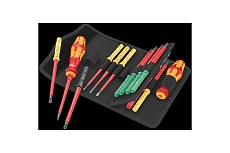 Набор бит с битодержателем WERA Kraftform Kompakt VDE 17 Universal 1 Tool Finder, 17 пр. WE-006611