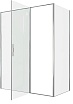Душевой уголок Allen Brau Priority 160x80 3.31037.00 + 3.31040.00, прозрачный, хром