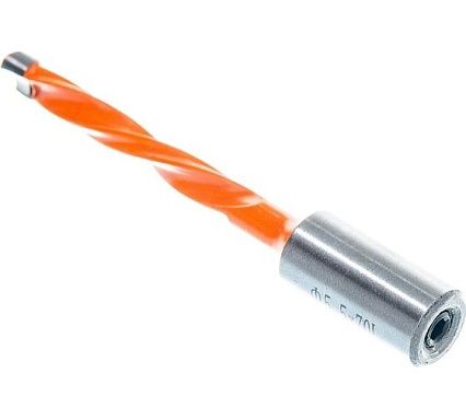 Сверло присадочное усиленное "глухое" (5.5x70 мм; S=10 мм; LH) ROTIS 412.5570L