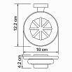 Мыльница WasserKRAFT Lippe K-6529