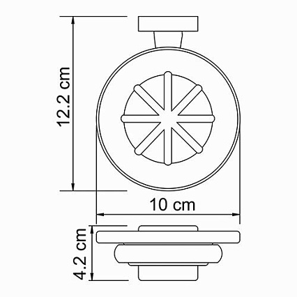 Мыльница WasserKRAFT Lippe K-6529