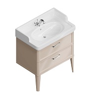 Мебель для ванной Kerama Marazzi Pompei New 80 см 2 ящика, камео бежевый