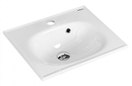 Тумба с раковиной BelBagno Etna 50x39 см, 1 ящик, Bianco Lucido