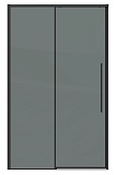Душевая дверь Grossman Galaxy 120x195 тонированное, черный матовый 100.K33.01.120.21.10