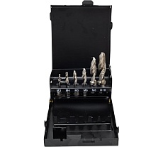 Набор сверел-метчиков Yato М3-М10 7шт HEX YT-44849