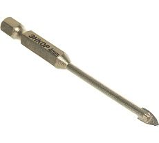 Сверло для стекла и керамики (4 мм; 1/4&quot;) Энкор 9608