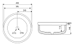 Раковина Abber Bequem AC2103MB 40 см матовый черный