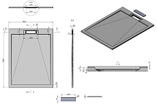 Поддон для душа Vincea VST-4SRL9012W 120x90 белый матовый