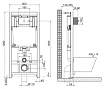 Подвесной унитаз Cezares Stylus-Tor CZR-6601-TH-TOR/CZR2316SC/BB002-80/BB005-PR-CHROME комплект 4в1