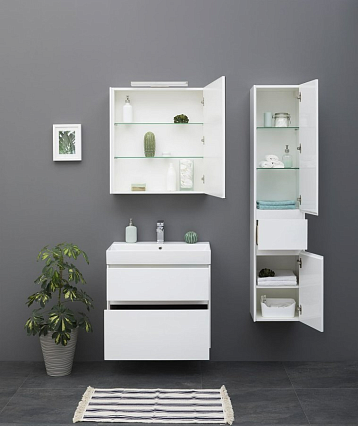 Тумба с раковиной Aquanet Бруклин 70 см