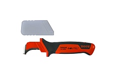 Нож для снятия изоляции с пяткой HAUPA 200007