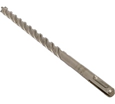 Бур по бетону 10x210 мм, SDS-plus (4 резца) Professional EKF db-10-210-4x4-ue