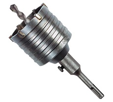 Коронка по кирпичу 68 мм в сборе с хвостовиком SDS+ Heller 23342