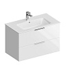 Тумба с раковиной Kerama Marazzi Piano 85 см белый глянцевый