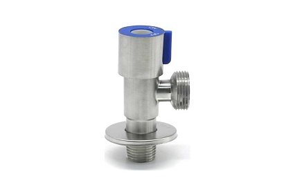 Клапан для бытовой техники Rvc (кран-букса) угловой 1/2"ш х 3/4"ш САТИН-СИНИЙ 16890