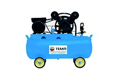 Компрессор Темп 100л ресивер, 330 л/м, 10бар, 380В, 2,9кВт TC100LA330