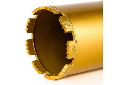Коронка алмазная по бетону 102/400 мм, 9 сегментов, 1 1/4 GOLDEN DRAGON 102/400.11/4.GD