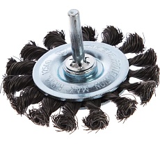 Дисковая витая щетка АТАКА №086 1307506135 d 75 для дрели 22390