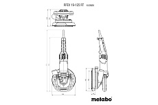 Шлифователь по штукатурке Metabo RFEV 19-125 RT 603826700