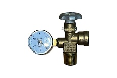 Клапан отбора паровой фазы (вентиль) РЕВЕРГАЗ с манометром и трубочкой KOPF