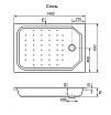 Поддон для душа Dush-ka Стиль 80х140