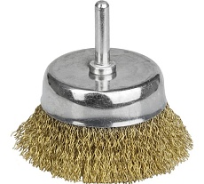 Кордщётка чашеобразная мягкая 75 мм для дрели РОССНА Р860649