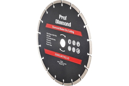 Диск алмазный сегментный Prof Diamond TGS 230x2.4x7х22.2 мм TORGWIN S38906