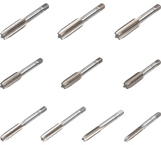 Набор метчиков метрический Scheppach 10 предметов (М6х1, М7х1, М8х1/1.25, М10х1/1.25/1.5, М12х1.25/1.5/1.75) Sch-C010-1T(64907)