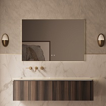 Мебель для ванной Vincea Luxe 140 см шпон натуральный орех