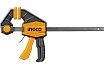 Быстрозажимная струбцина Ingco 63х300 мм HQBC01602