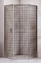 Душевой уголок RGW Stilvol SV-82 R 80x80 черная вуаль, хром 33328288-241R