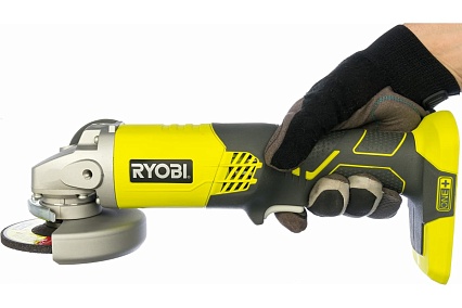 Аккумуляторная угловая шлифмашина Ryobi ONE+ R18AG-0 5133001903