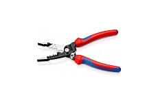 Электромонтажные клещи Knipex 7-в-1, зачистка 18-10 awg, 20-12 awg, рез 15 мм KN-13728