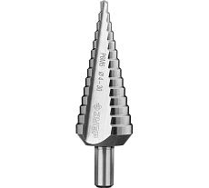 Ступенчатое сверло по металу Зубр Профессионал 4-30 мм, 14 ступеней, сталь Р6М5 29670-4-30-14_z01