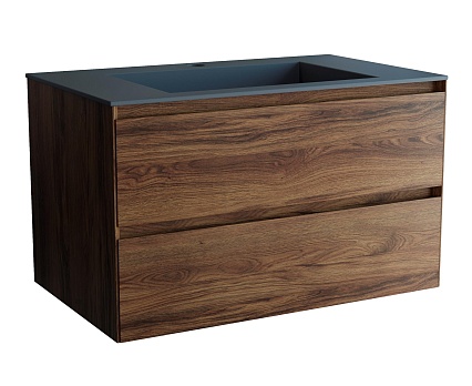 Тумба с раковиной Vincea Luka new 80 см C.Oak