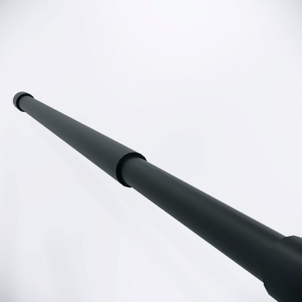 Душевая перегородка Niagara Nova NG-671-12BLACK 120x200 прозрачная, профиль черный матовый