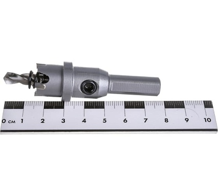 Коронка по металлу HM (17х12 мм; хвостовик 10 мм; комплект) D.BOR HS-HM-12-017-T