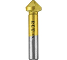 Сверло-зенковка из быстрорежущей стали 20.5x63 мм, хвостовик 10 мм P.I.T. AMED10-0205