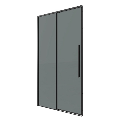 Душевая дверь Grossman Galaxy 100x195 тонированное, черный матовый 100.K33.01.100.21.10
