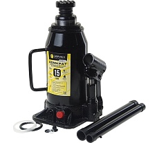 Гидравлический бутылочный домкрат Эврика с клапаном, 15 т, ремкомплект ER-80151