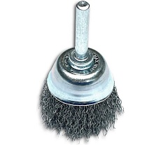 Щетка чашка гофрированная Lessmann Д40, STA 0.30 мм, хвостовик 6 мм 434162