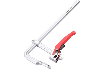Цельнометаллическая струбцина REKON RF03-400-140 c храповиком 58123