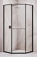 Душевой уголок RGW Stilvol SV-82B L 80x80 прозрачное, черный 33328288-14L