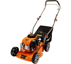 Газонокосилка бензиновая MAXPILER 4 л.с, диаметр 410 мм, высота кошения 25-75 мм, 45 л MLM-41M