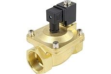 Электромагнитный клапан DN.ru VS2W-400E-PU-NC Ду40 Ру10 латунь, пилотный EPDM 24В DC D130-01516