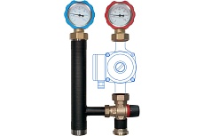 Насосная группа быстрого монтажа Warme с термоклапаном 20-43С, без насоса Maske40.3