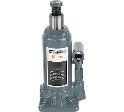 Бутылочный домкрат Kraftwell г/п 6000 кг KRWBJ6