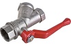 Шаровой кран с фильтром Valfex PREMIUM для воды, 1/2" ВР/ВР, рычаг VF.292.NR1.012.PREMIUM