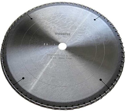 Пила дисковая 450х4/2.8x30 мм, Z72 WZ Woodtec ИН 299136